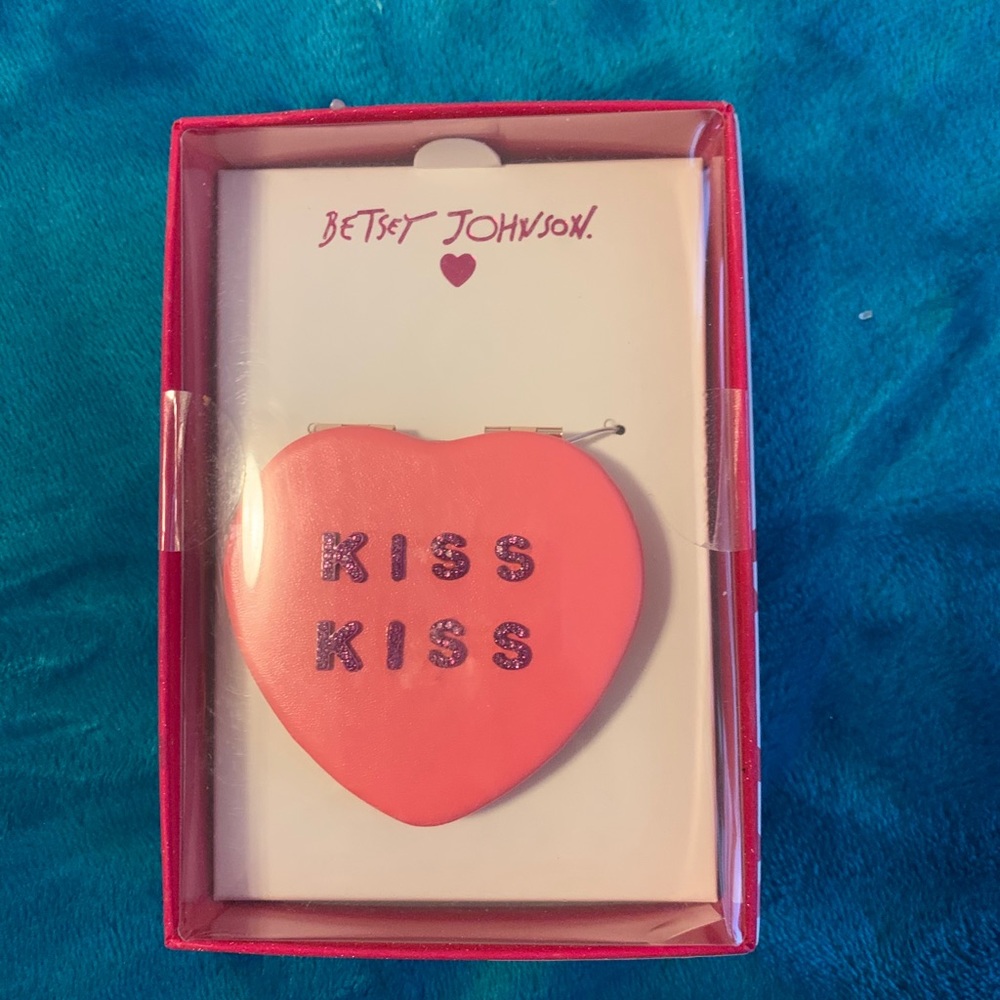 Betsey Johnson mirror and keychain